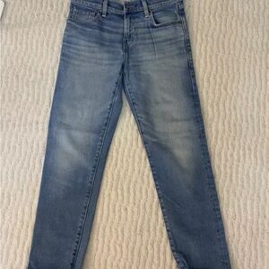 Stylish Blue Straight Leg Women's Jeans